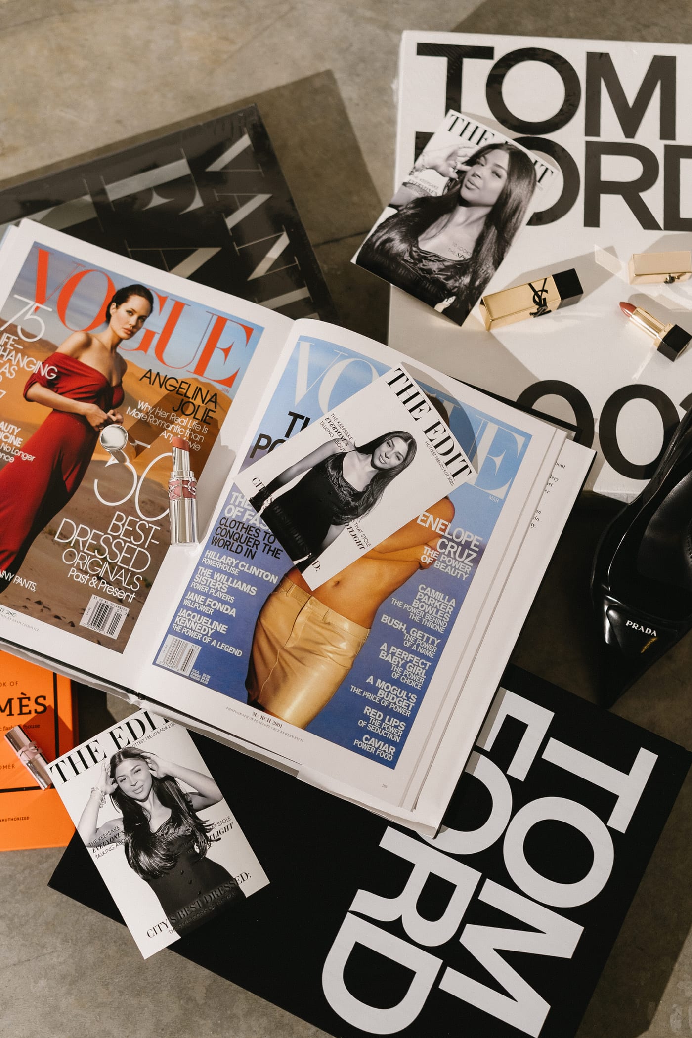 Custom magazine cover photo booth print templates designed for a brand activation