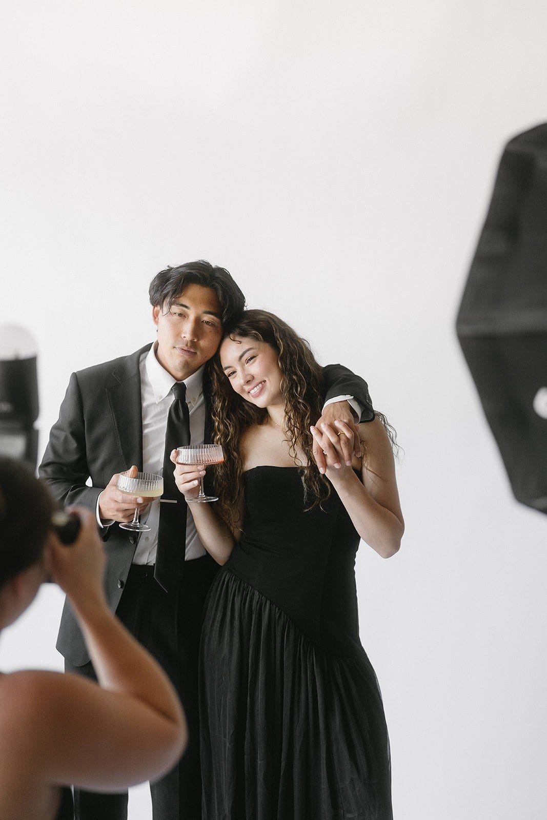 Studio Booth at a Dallas wedding by DIVVIA Photo Booths