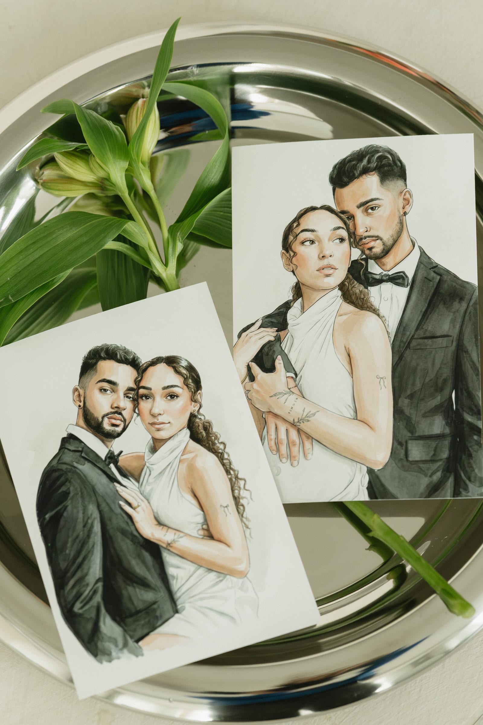 AI Watercolor Portraits features — DIVVIA Photo Booths